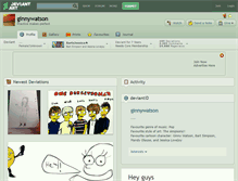 Tablet Screenshot of ginnywatson.deviantart.com