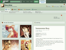 Tablet Screenshot of doru-hime.deviantart.com