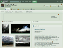 Tablet Screenshot of hamptonthetrout.deviantart.com