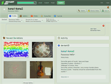 Tablet Screenshot of kona1-kona2.deviantart.com
