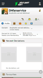 Mobile Screenshot of dnfanservice.deviantart.com