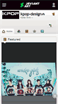 Mobile Screenshot of kpop-design.deviantart.com