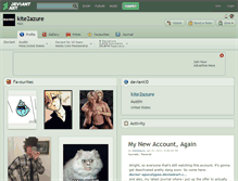 Tablet Screenshot of kite2azure.deviantart.com