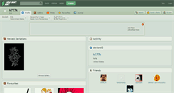 Desktop Screenshot of k777k.deviantart.com