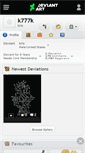 Mobile Screenshot of k777k.deviantart.com