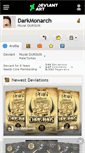 Mobile Screenshot of darkmonarch.deviantart.com