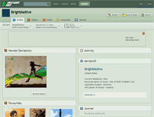 Tablet Screenshot of brightmotive.deviantart.com
