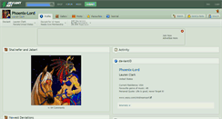 Desktop Screenshot of phoenix-lord.deviantart.com