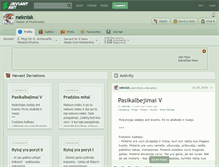 Tablet Screenshot of neknisk.deviantart.com