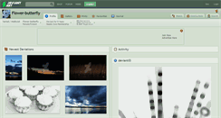 Desktop Screenshot of flower-butterfly.deviantart.com