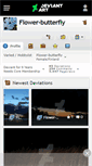 Mobile Screenshot of flower-butterfly.deviantart.com