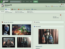 Tablet Screenshot of kersey475.deviantart.com