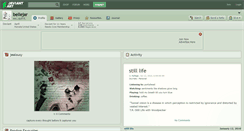 Desktop Screenshot of bellejar.deviantart.com