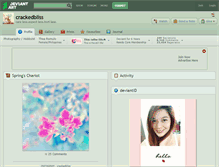 Tablet Screenshot of crackedbliss.deviantart.com