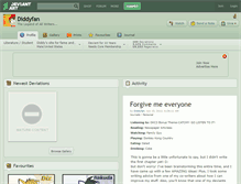 Tablet Screenshot of diddyfan.deviantart.com