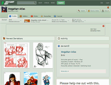 Tablet Screenshot of megaman-atlas.deviantart.com