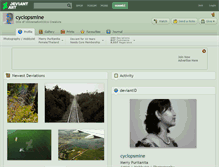 Tablet Screenshot of cyclopsmine.deviantart.com