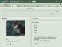 Tablet Screenshot of kauke.deviantart.com