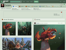Tablet Screenshot of florieink.deviantart.com