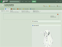 Tablet Screenshot of lucia-anselma.deviantart.com