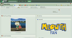 Desktop Screenshot of meowthfan.deviantart.com