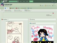 Tablet Screenshot of fictional-fact.deviantart.com