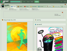 Tablet Screenshot of ky503.deviantart.com