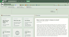 Desktop Screenshot of lithiumjones.deviantart.com