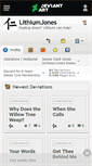 Mobile Screenshot of lithiumjones.deviantart.com
