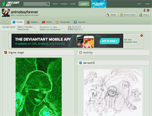 Tablet Screenshot of animeboyforever.deviantart.com