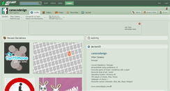 Desktop Screenshot of canecodesign.deviantart.com