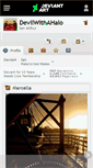 Mobile Screenshot of devilwithahalo.deviantart.com