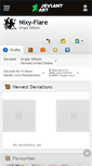 Mobile Screenshot of nixy-flare.deviantart.com