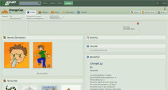 Desktop Screenshot of orangecap.deviantart.com