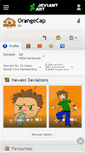 Mobile Screenshot of orangecap.deviantart.com