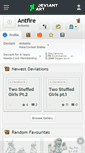 Mobile Screenshot of antfire.deviantart.com