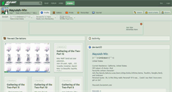 Desktop Screenshot of mayxash-win.deviantart.com