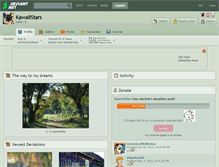 Tablet Screenshot of kawaiistars.deviantart.com
