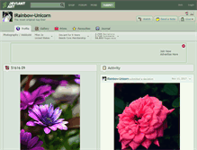 Tablet Screenshot of irainbow-unicorn.deviantart.com
