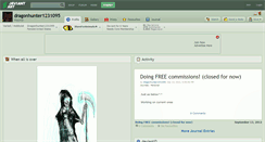 Desktop Screenshot of dragonhunter1231095.deviantart.com