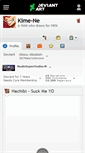 Mobile Screenshot of kime-ne.deviantart.com