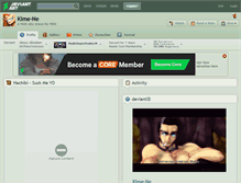 Tablet Screenshot of kime-ne.deviantart.com