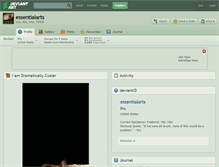Tablet Screenshot of essentialarts.deviantart.com