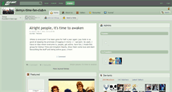 Desktop Screenshot of demyx-time-fan-club.deviantart.com