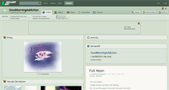 Desktop Screenshot of goodmorningaddiction.deviantart.com