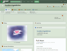 Tablet Screenshot of goodmorningaddiction.deviantart.com