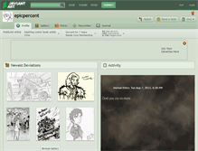 Tablet Screenshot of epicpercent.deviantart.com