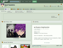 Tablet Screenshot of nanii-tsukishiro.deviantart.com
