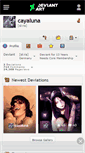 Mobile Screenshot of cayaluna.deviantart.com