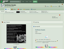 Tablet Screenshot of fanfiction-fanatic.deviantart.com